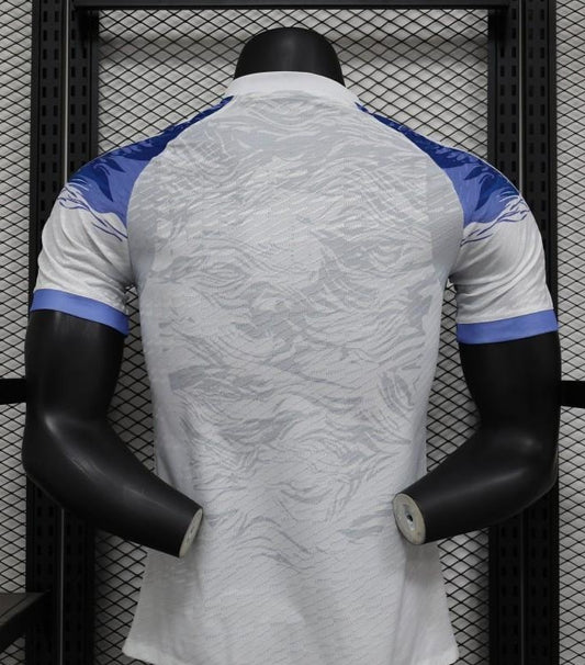 Player Version 2024 Japan White With Blue Dragon Jersey