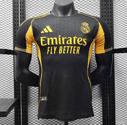 Player Version 25/26 Real Madrid Black with Gold Accents